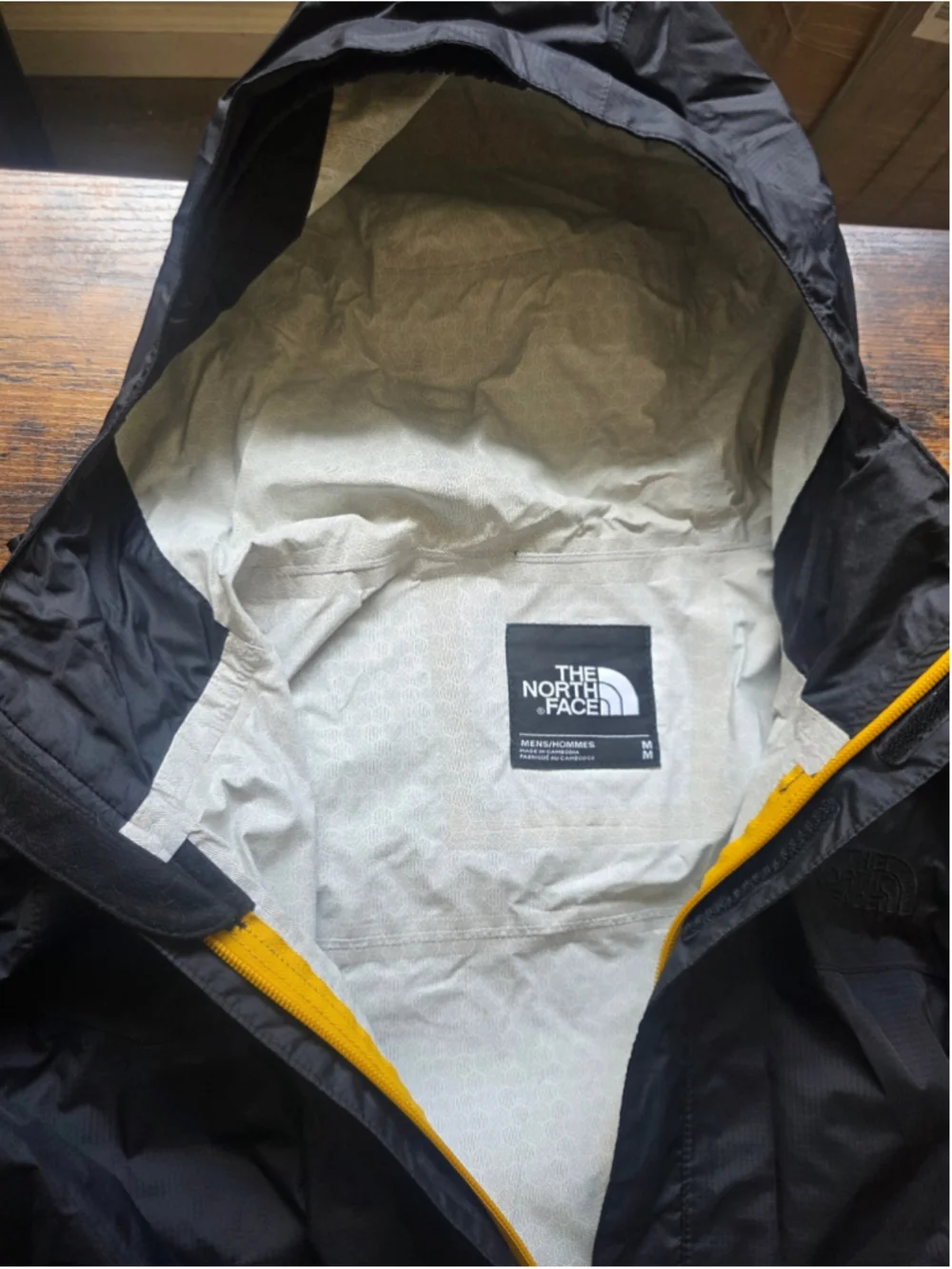 Men's The North Face Windbreaker Jacket Black Size M